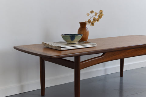 Vintage Extra Long G Plan / E Gomme Fresco Teak Mid-Century Coffee Table
