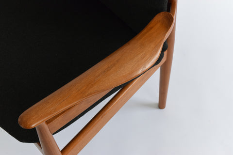 Vintage Finn Juhl Model 192 Danish Teak Chair by France & Son