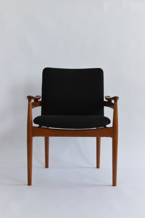 Vintage Finn Juhl Model 192 Danish Teak Chair by France & Son