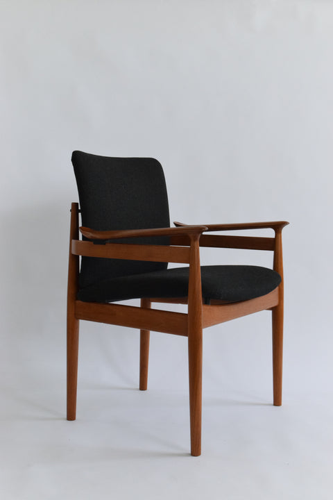 Vintage Finn Juhl Model 192 Danish Teak Chair by France & Son