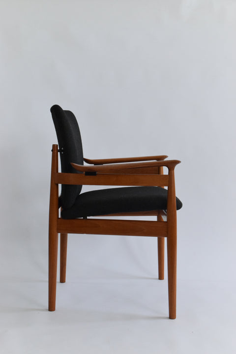 Vintage Finn Juhl Model 192 Danish Teak Chair by France & Son