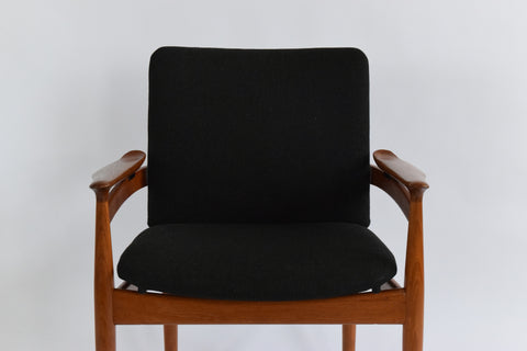 Vintage Finn Juhl Model 192 Danish Teak Chair by France & Son