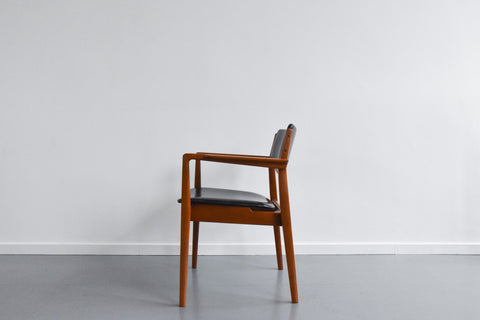 Vintage Finn Juhl Model 196 Danish Teak Chair by France & Son