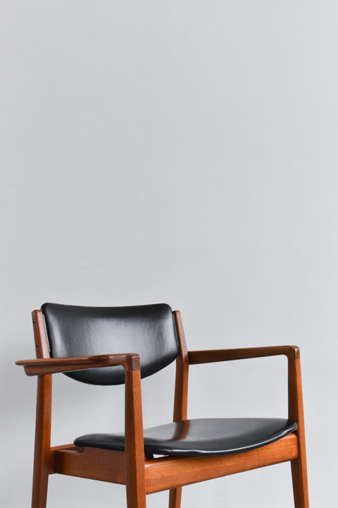Vintage Finn Juhl Model 196 Danish Teak Chair by France & Son