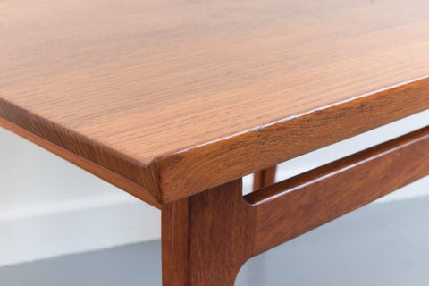 Vintage Finn Juhl Model FD535 Solid Teak Danish Coffee Table by France & Son