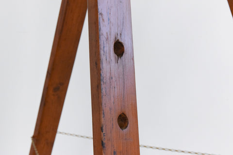Vintage Folding Wooden Artist Easel
