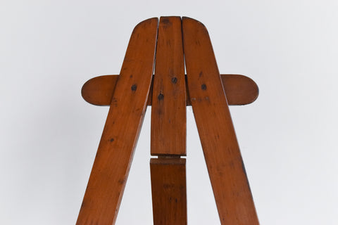 Vintage Folding Wooden Artist Easel