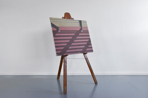 Vintage Folding Wooden Artist Easel