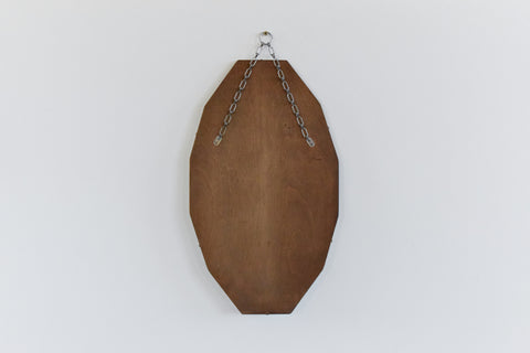 Vintage Frameless Curved Bevelled Mirror