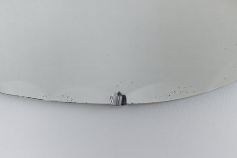 Vintage Frameless Mirror