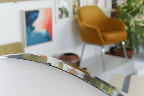 Vintage Frameless Shaped Bevelled Mirror