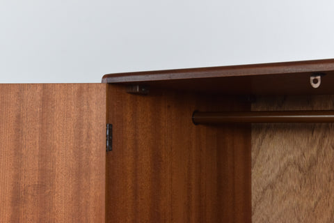 Vintage Double Teak Fresco Gentleman's Wardrobe by G Plan