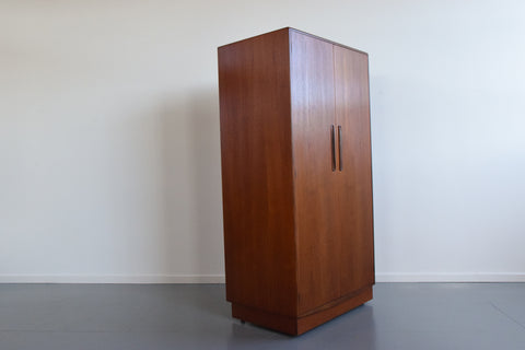 Vintage Double Teak Fresco Gentleman's Wardrobe by G Plan