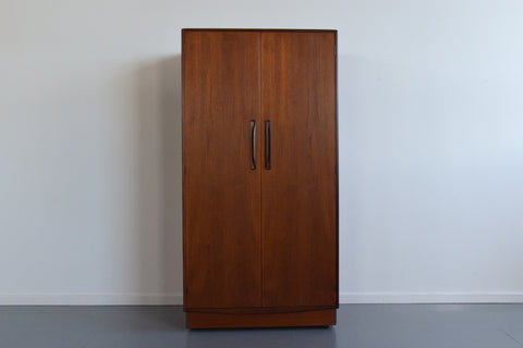 Vintage Double Teak Fresco Gentleman's Wardrobe by G Plan