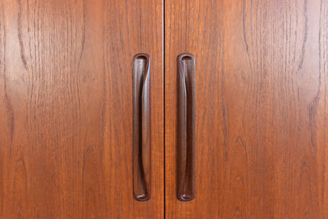 Vintage Double Teak Fresco Gentleman's Wardrobe by G Plan