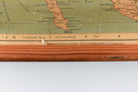 Vintage Geographia Wall Map of Scotland by P. H. Thorpe