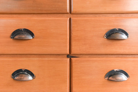 Vintage Glazed Haberdashery Cabinet / Counter with Drawers