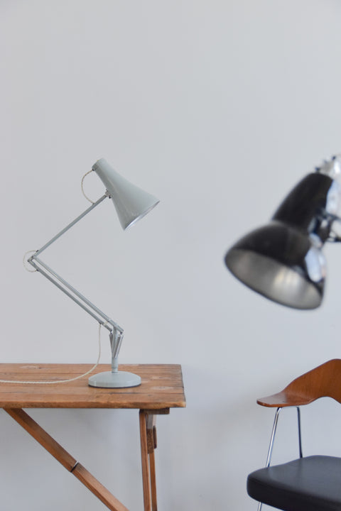 Vintage Grey Anglepoise Lamp Model 75 by Herbert Terry & Sons