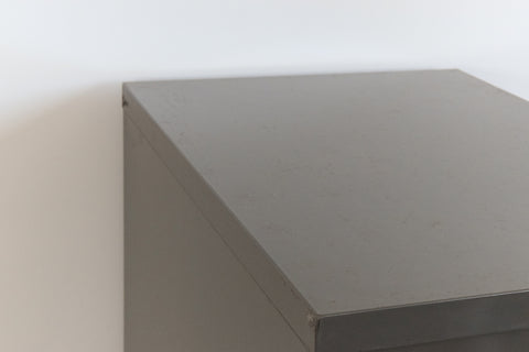Vintage Grey Metal Filing Cabinet by Art Metal