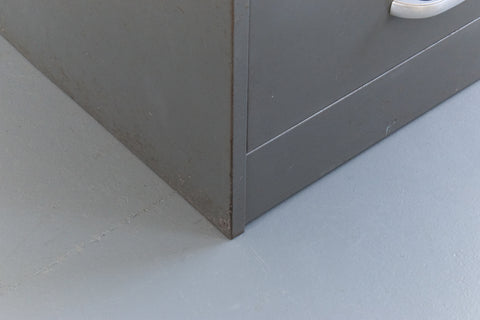 Vintage Grey Metal Filing Cabinet by Art Metal