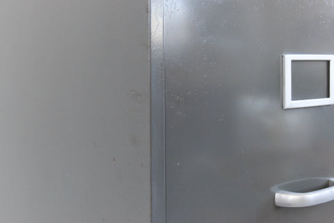 Vintage Grey Metal Filing Cabinet by Art Metal