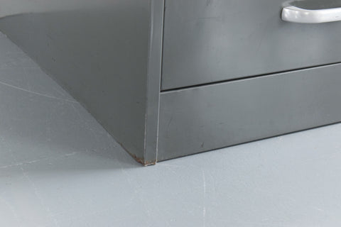 Vintage Grey Metal Filing Cabinet by Art Metal