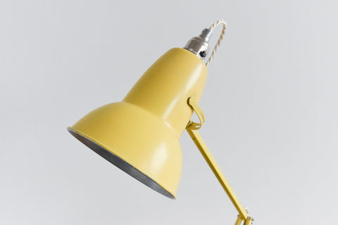 Vintage Yellow Herbert Terry & Sons Anglepoise Lamp Model No. 1227