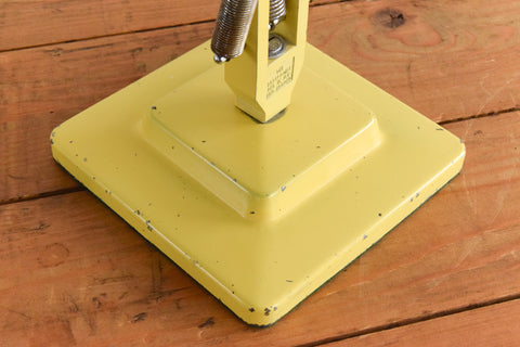 Vintage Yellow Herbert Terry & Sons Anglepoise Lamp Model No. 1227