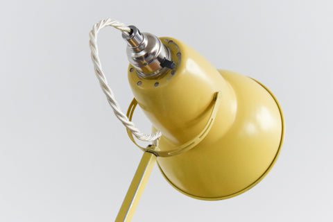 Vintage Yellow Herbert Terry & Sons Anglepoise Lamp Model No. 1227