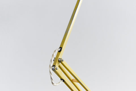Vintage Yellow Herbert Terry & Sons Anglepoise Lamp Model No. 1227