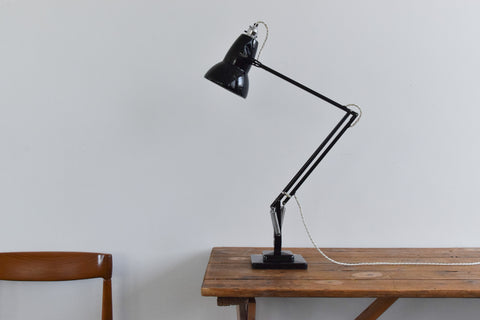 Vintage Black Herbert Terry & Sons Anglepoise Lamp Model No. 1227