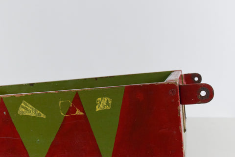 Vintage Handmade Wooden Toy Trailer