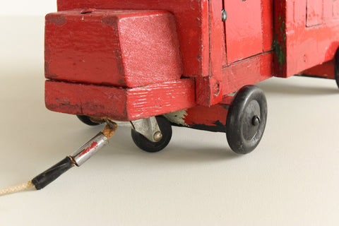 Vintage Handmade Wooden Toy Bus