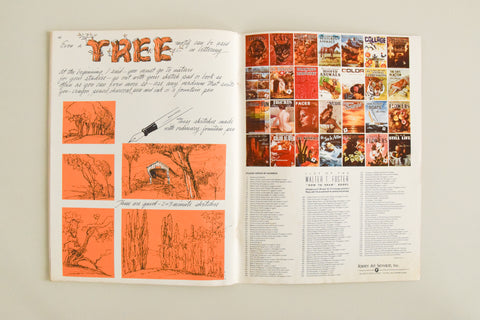 Vintage How to Draw Trees Book by Frederick J.Garner