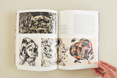 Vintage Jackson Pollock Book by Elizabeth Frank