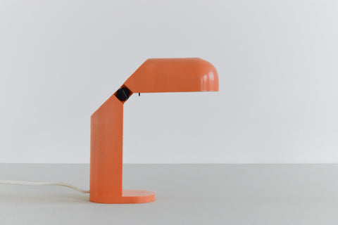 Vintage Japanese Orange Manon Folding Lamp by Yamada Shomei