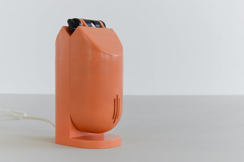 Vintage Japanese Orange Manon Folding Lamp by Yamada Shomei