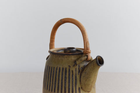 Vintage Japanese Style Studio Pottery Coffee Pot by Tremar Potteries LTD.