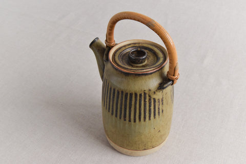 Vintage Japanese Style Studio Pottery Coffee Pot by Tremar Potteries LTD.