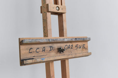 Vintage Large Easel Wooden Rustic by Winsor and Newton Ltd.