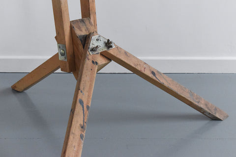 Vintage Large Easel Wooden Rustic by Winsor and Newton Ltd.