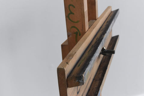 Vintage Large Easel Wooden Rustic by Winsor and Newton Ltd.