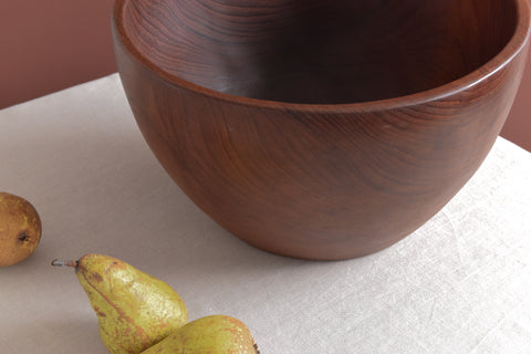 Vintage Large Mid-Century Hand Turned Bowl