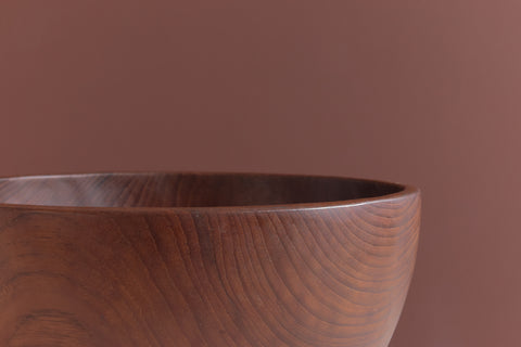 Vintage Large Mid-Century Hand Turned Bowl