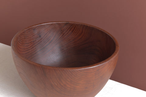 Vintage Large Mid-Century Hand Turned Bowl