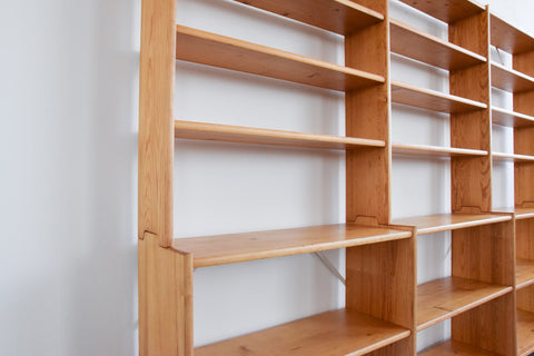 Vintage Large Modular BBB Shelf System Designed by Edvin Helseth for Eidsvoll Rivefabrikk of Norway
