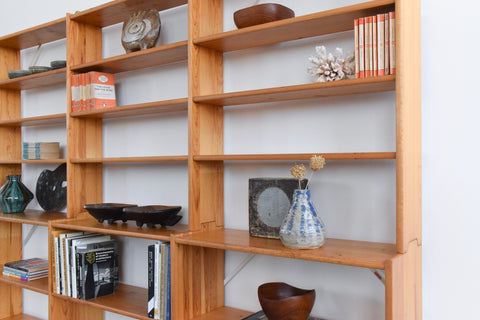 Vintage Large Modular BBB Shelf System Designed by Edvin Helseth for Eidsvoll Rivefabrikk of Norway