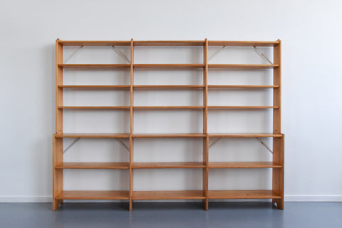 Vintage Large Modular BBB Shelf System Designed by Edvin Helseth for Eidsvoll Rivefabrikk of Norway