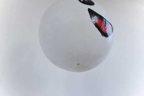 Vintage Large Novelty 1980s Plastic Light Bulb Pendant Lamp
