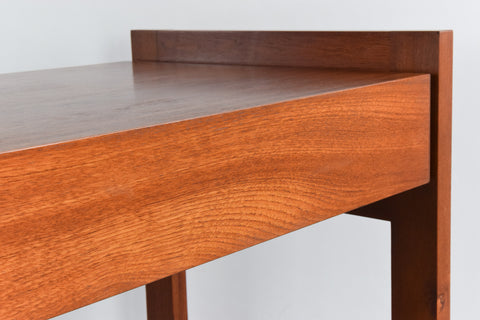 Vintage Tall Teak Side Table / Kitchen Island Unit